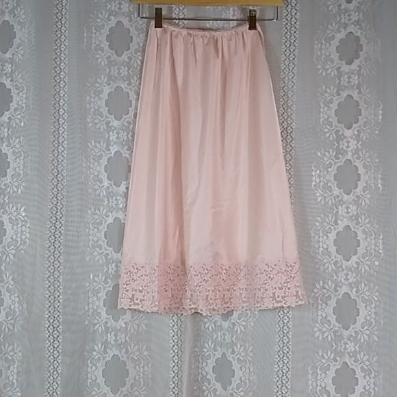 Vintage 50s 60s Skirt Half Slip S M - Picture 1 of 10